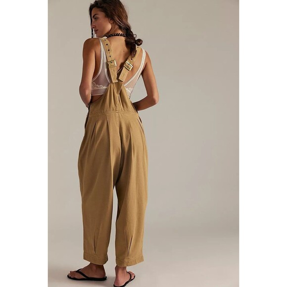 Free People We The Free Felix Tapered Overalls Jumpsuit Pinafore XL NEW 282955 - Picture 4 of 9